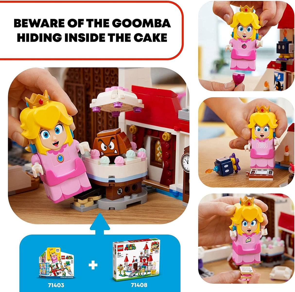 LEGO Super Mario Peach's Castle Expansion Set 71408  (1216 piezas)