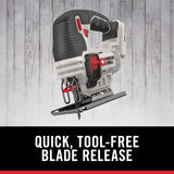 Sierra caladora PORTER-CABLE 20V MAX*, solo herramienta (PCC650B) - DIGVICE MX