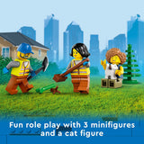 LEGO City Camión de reciclaje 60386 Juego de juguetes de construcción para niños, niños y niñas a partir de 5 años (261 piezas)