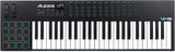 Alesis VI49 - Controlador de teclado MIDI USB de 49 teclas con 16 pads de batería, 12 perillas asignables, 36 botones y salida MIDI de 5 pines, software de producción incluido