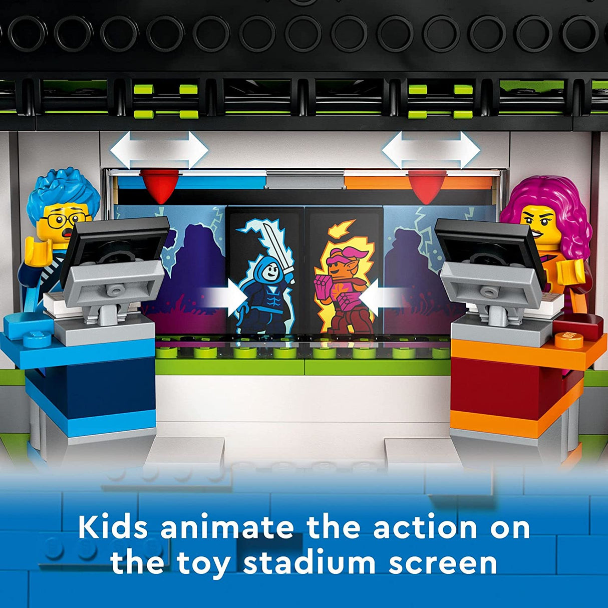 LEGO City Gaming Tournament Truck 60388 Juego de juguetes de construcción para niños, niños y niñas a partir de 7 años (344 piezas)