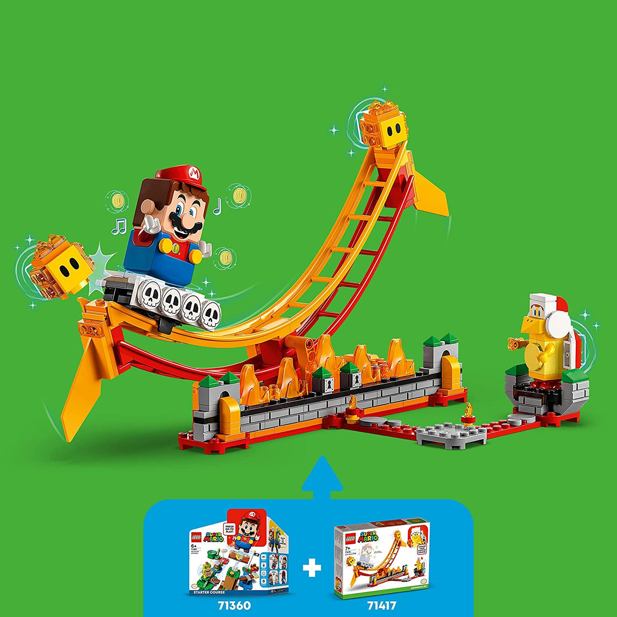 LEGO Super Mario Lava Wave Ride Expansion 71416  (218 piezas)