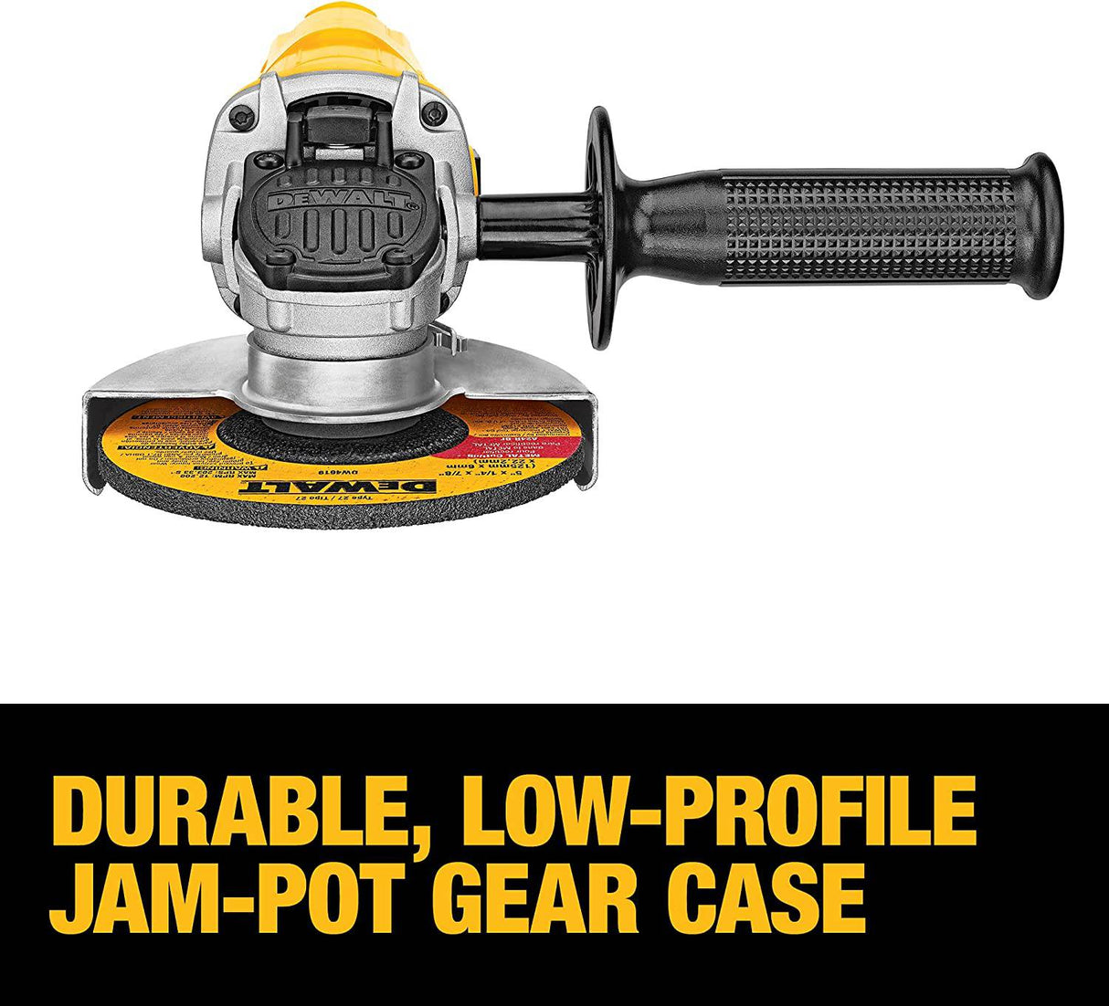 Amoladora angular DEWALT, protector de un toque, 4-1/2 pulgadas (DWE4011) - DIGVICE MX