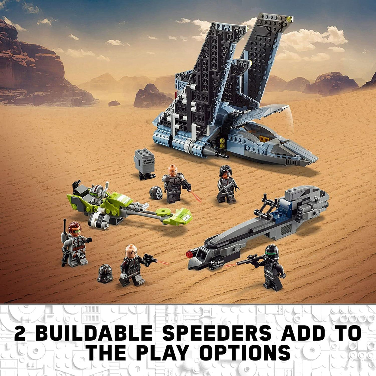 LEGO Star Wars The Bad Batch Attack Shuttle 75314  (969 piezas)