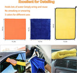 Fitosy Kit de lavado de autos con pistola de espuma, pistola de espuma de lavado de autos con toallas de microfibra, cepillo para ruedas de autos y guantes de microfibra para limpieza de autos,