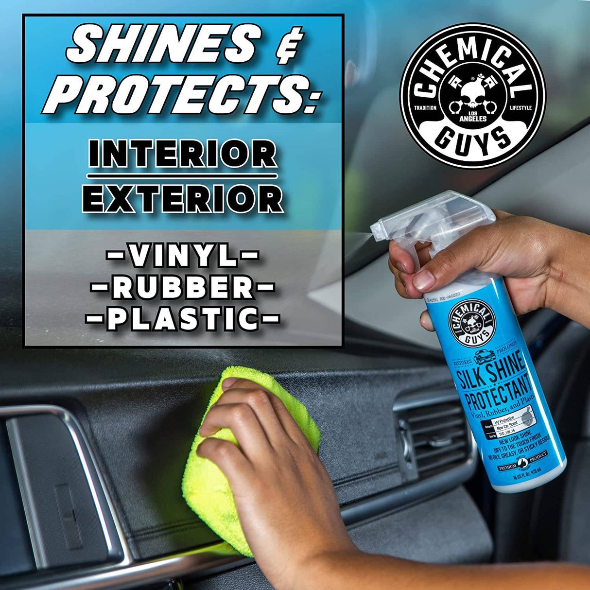 Chemical Guys HOL126 Kit de lavado de autos Arsenal Builder de 14 piezas con pistola de espuma, balde y (5) productos químicos de limpieza para el cuidado del auto de 16 oz (funciona con manguera de jardín), color blanco
