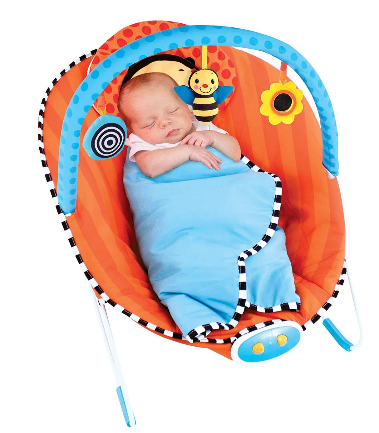 Sassy Cuddle Bug Bouncer, Whimsical Bumble Bee Mecedora para Bebes - DIGVICE MX
