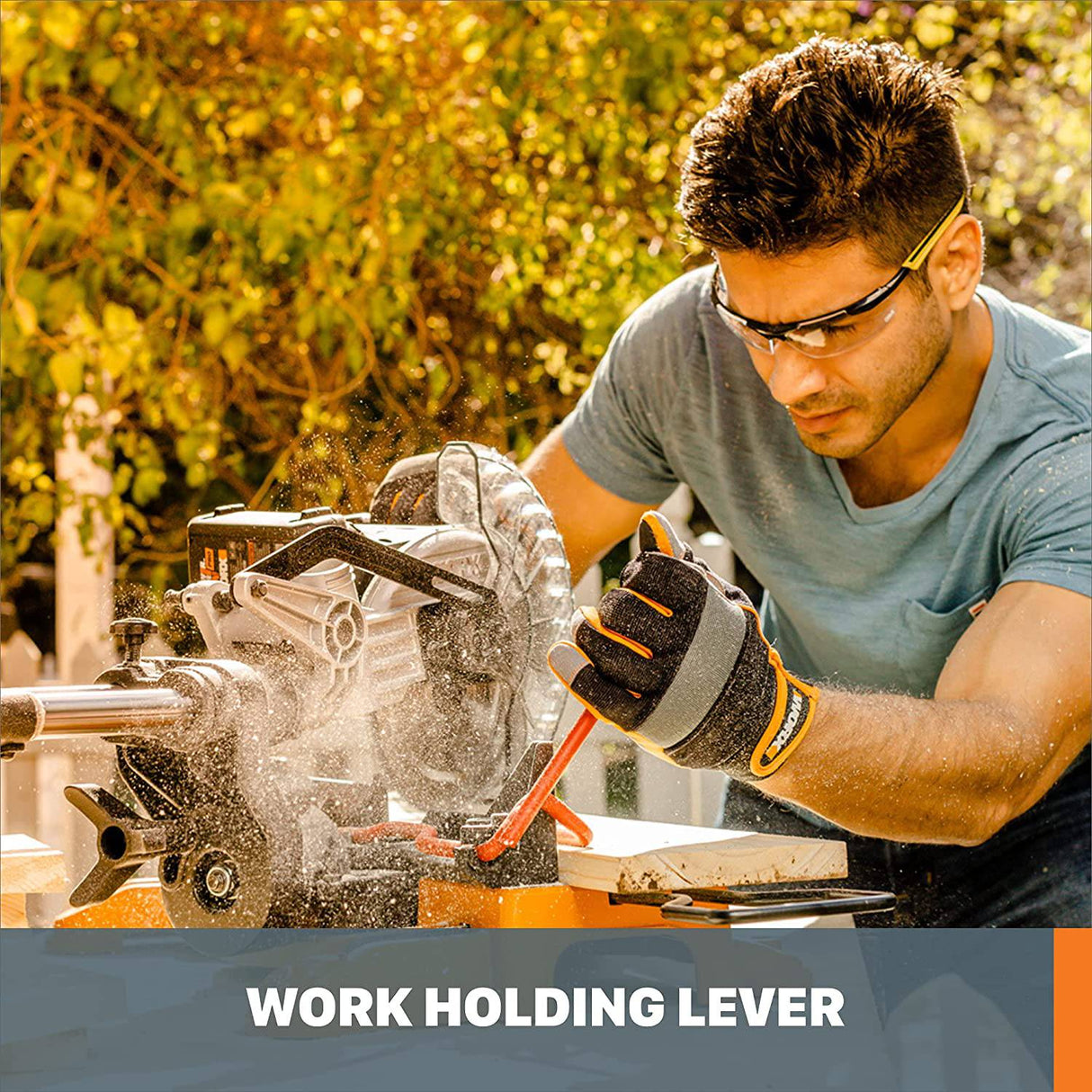 Worx WX845L.9 20V Power Share 7.25" sierra ingletadora compuesta deslizante inalámbrica (solo herramienta) - DIGVICE MX