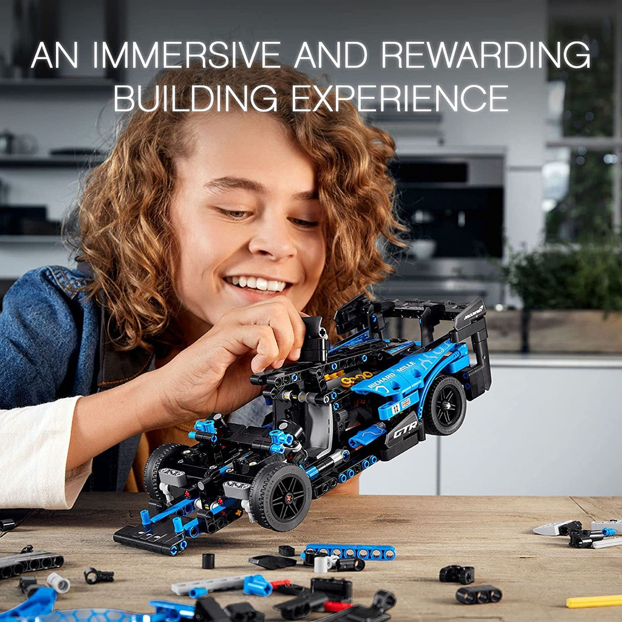 LEGO Technic McLaren Senna GTR 42123 Juego de juguetes de construcción para niños, niños y niñas a partir de 10 años (830 piezas)