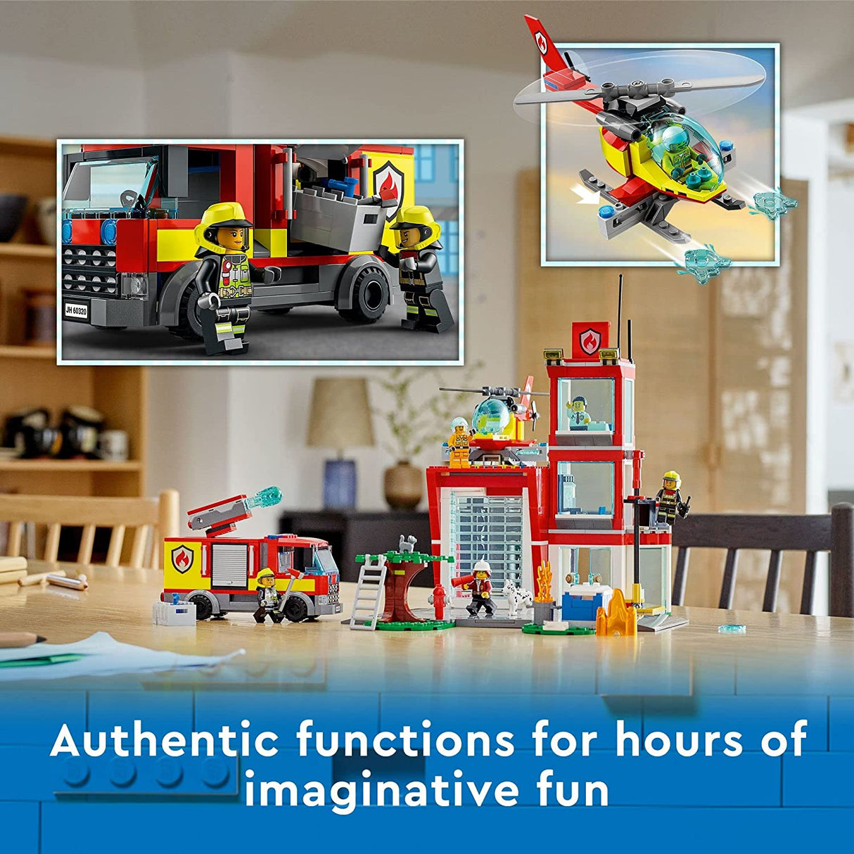 LEGO City Fire Station 60320  (540 piezas)