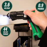 Juego de destornilladores inalámbricos Metabo HPT 3.6V | 2 baterías de iones de litio | Luz LED | 21 Ajustes del embrague | Garantía de herramientas de por vida | DB3DL2 - DIGVICE MX