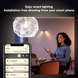 Paquete de 2 velas LED inteligentes Philips Hue White, compatibles con Bluetooth y Zigbee (Hue Hub opcional), funciona con Alexa y Google Assistant: un dispositivo certificado para humanos - DIGVICE MX