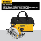 Sierra circular DEWALT de 7-1/4 pulgadas con freno eléctrico, 15 amperios, con cable (DWE575SB), amarillo - DIGVICE MX