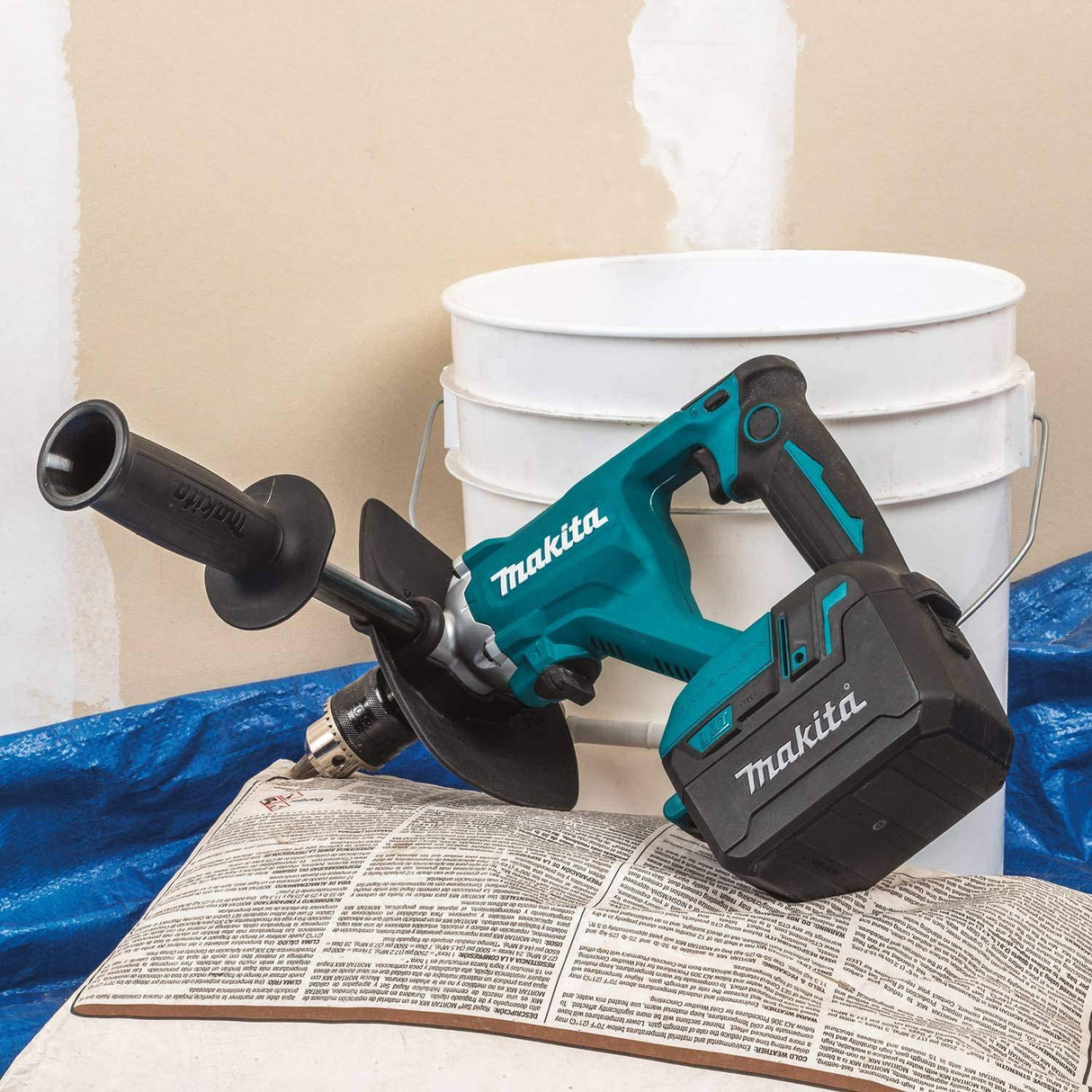 Makita XTU02Z 18V LXT Litio-Ion sin escobillas Mezclador inalámbrico de 1/2 ", solo herramienta - DIGVICE MX