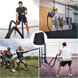Brobantle - Cuerdas de batalla Cuerda de saltar Cuerda de batalla para entrenamiento de ejercicio