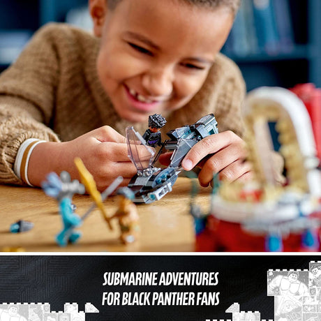 LEGO Marvel Black Panther Wakanda Forever King Namor's Throne Room 76213 (355 piezas)