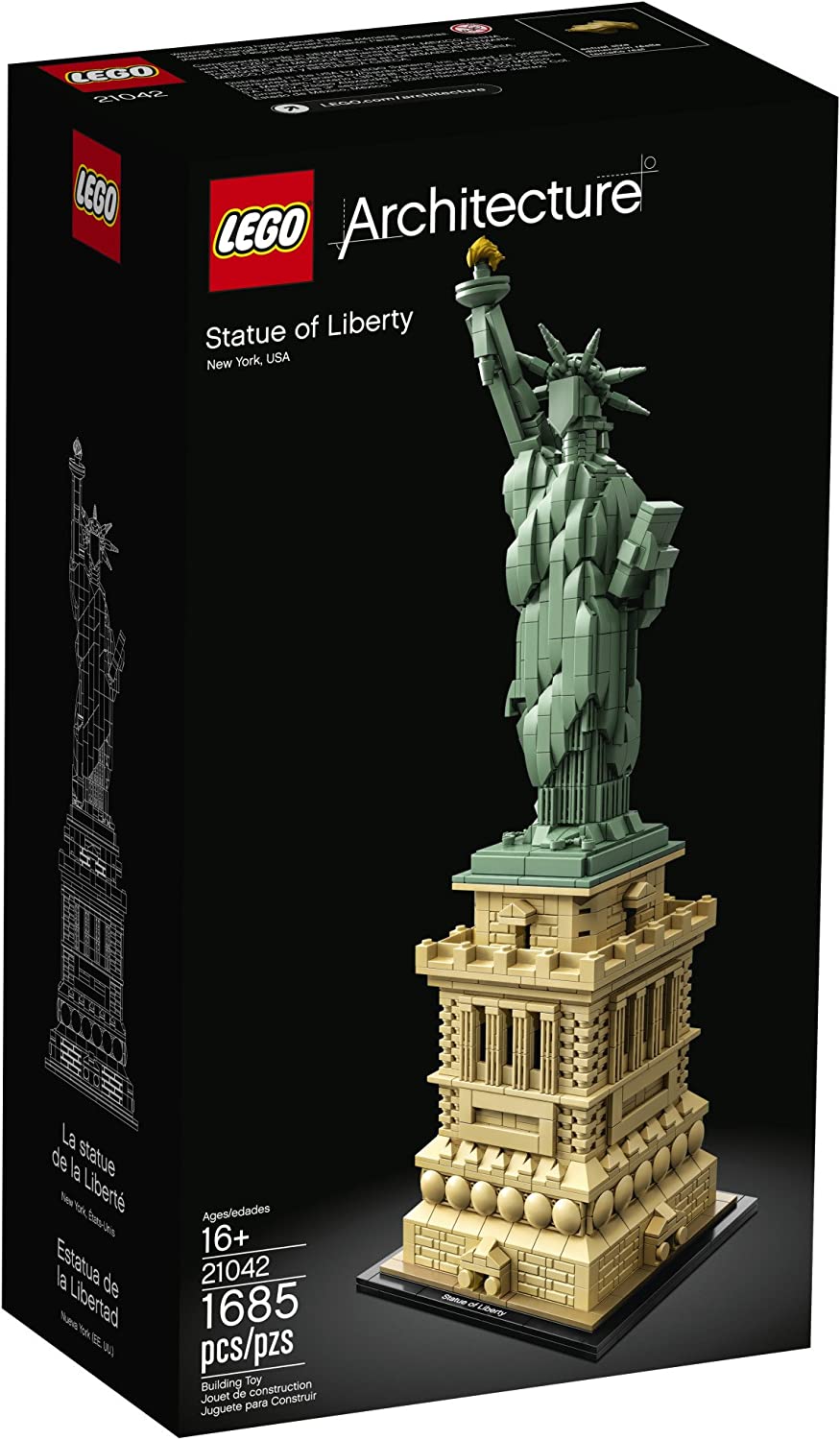 LEGO Architecture Estatua de la Libertad 21042  (1685 piezas)