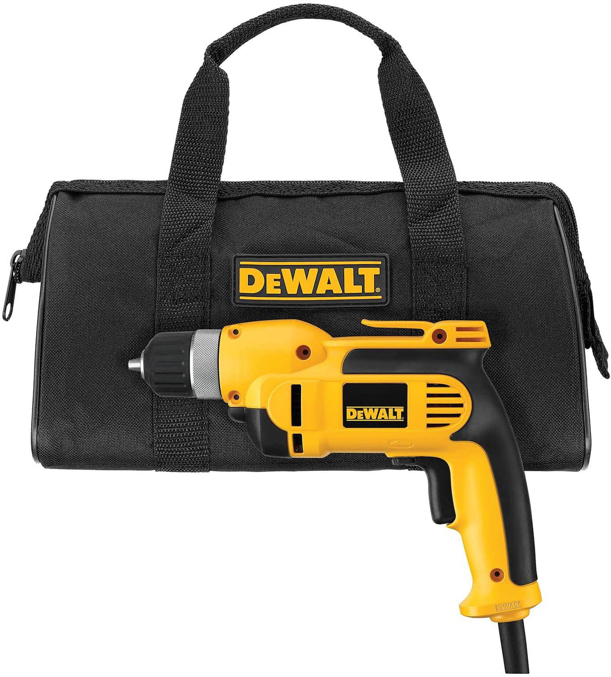DEWALT Taladro con cable, 7.0 amp, 3/8 pulgadas, empuñadura de pistola (DWD110K) - DIGVICE MX