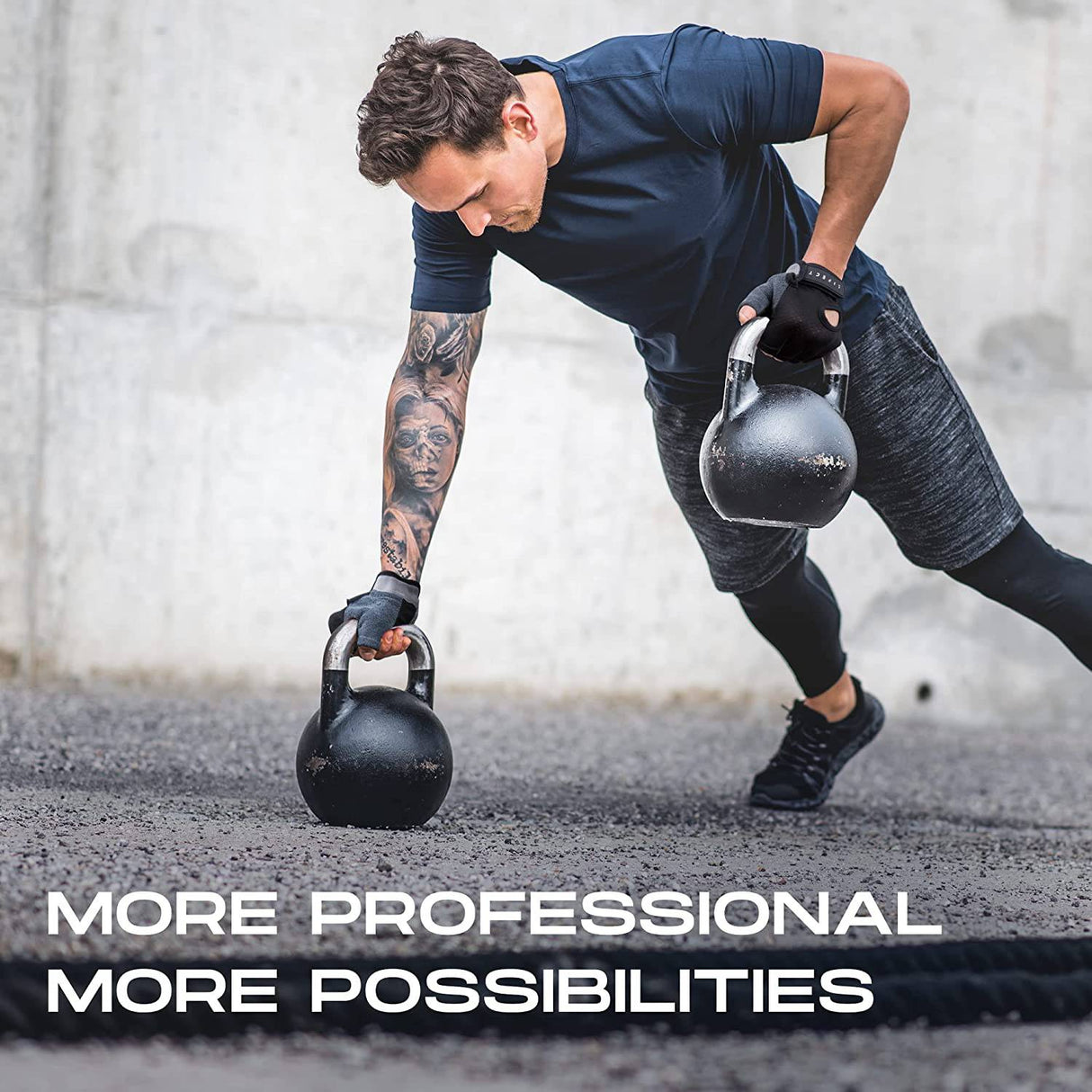 KANSOON Guantes de Entrenamiento Transpirables Esenciales, Levantamiento de Pesas Guantes de Ejercicio de Gimnasio sin Dedos con Espalda Abierta Curvada, para Levantamiento de Pesas, Mujeres y Hombres