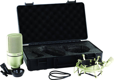 MXL - Micrófono de condensador para instrumentos, conector XLR, champán (MXL-990)