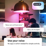 LIFX Color, A19 1100 lúmenes, bombilla LED inteligente Wi-Fi, miles de millones de colores y blancos, no requiere puente, funciona con Alexa, Hey Google, HomeKit y Siri multicolor (paquete de 2) - DIGVICE MX
