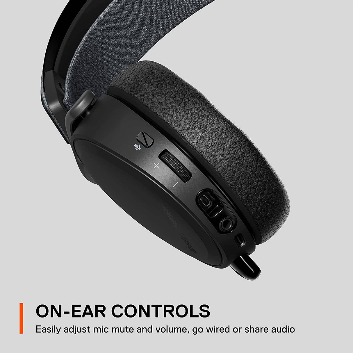 SteelSeries Arctis 7+ Auriculares inalámbricos para juegos - Sin pérdidas 2.4 GHz - 30 horas de duración de la batería - USB-C - 7.1 Surround - para PC, PS5, PS4, Mac, Android y Switch - Negro