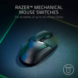 Razer Basilisk X Hyperspeed - Ratón inalámbrico para juegos: compatible con Bluetooth e inalámbrico, sensor óptico de 16 K DPI, 6 botones programables, batería de 450 horas, negro clásico