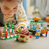 LEGO City Farmers Market Van 60345 Juego de juguetes de construcción para niños, niños y niñas a partir de 5 años Juego de tienda de granja móvil con 3 minifiguras (310 piezas)