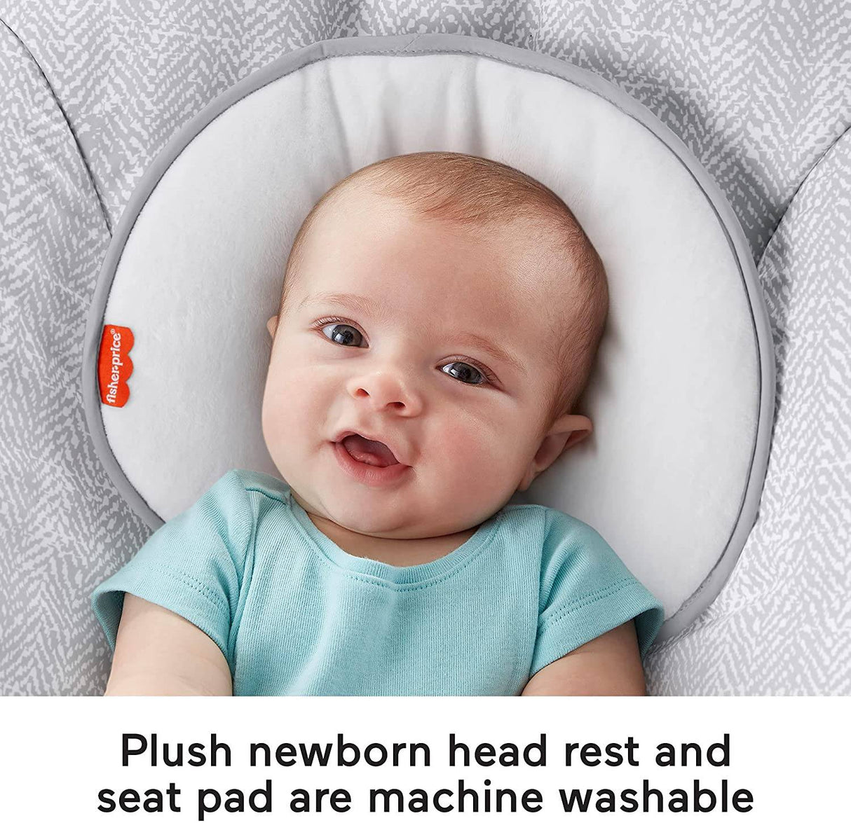 Fisher-Price See & Soothe Deluxe Bouncer Hearthstone, asiento relajante para bebés y recién nacidos - DIGVICE MX