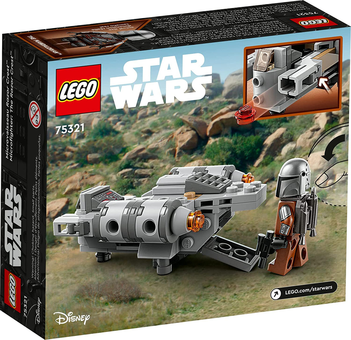 LEGO Star Wars The Razor Crest Microfighter 75321  (98 piezas)