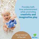 Dr. Brown's CleanUp Pour & Roar Regadera, Baby Bath Essentials Kids Toy, 6+ Months BPA Free, Plastic Neutral Certificado - BL002-P6