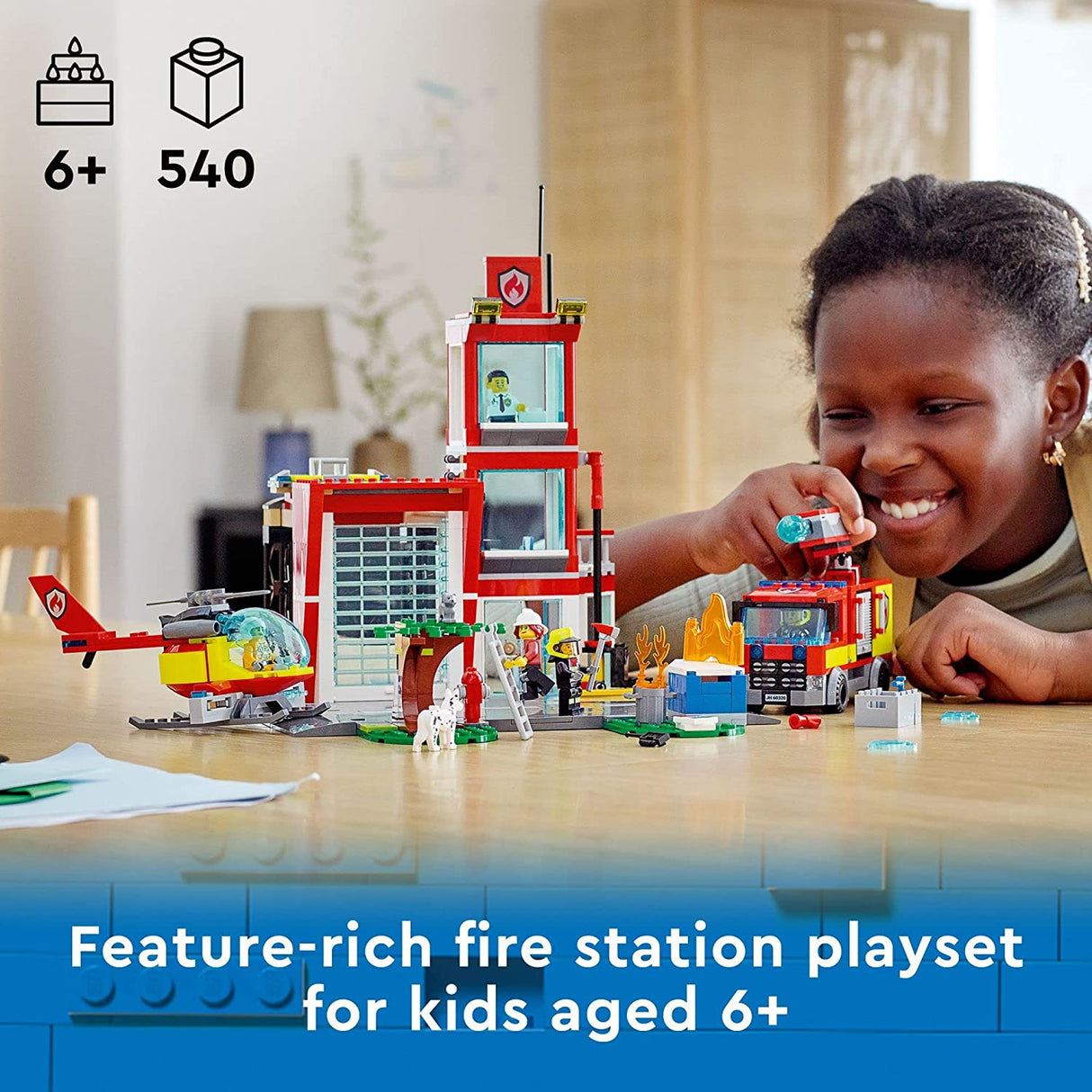 LEGO City Fire Station 60320  (540 piezas)