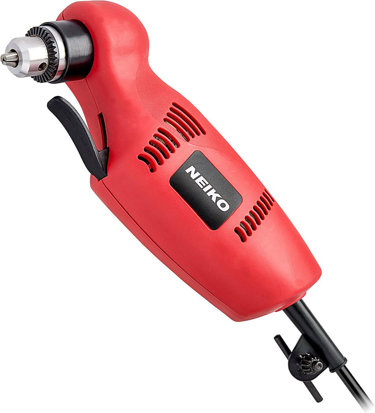 NEIKO 10529A Taladro eléctrico de ángulo de cuarto cerrado de 3/8" | Ángulo de 55 grados | Velocidad variable (0-1400 RPM) | 120 voltios - DIGVICE MX