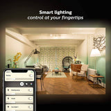 Paquete de 2 velas LED inteligentes Philips Hue White, compatibles con Bluetooth y Zigbee (Hue Hub opcional), funciona con Alexa y Google Assistant: un dispositivo certificado para humanos - DIGVICE MX