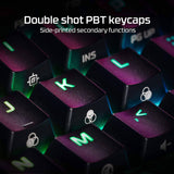 HyperX Alloy Origins 60 - Teclado mecánico para juegos, factor de forma ultracompacto del 60 %, teclas PBT de doble disparo, retroiluminación LED RGB, compatible con el software NGENUITY - Interruptor rojo HyperX lineal