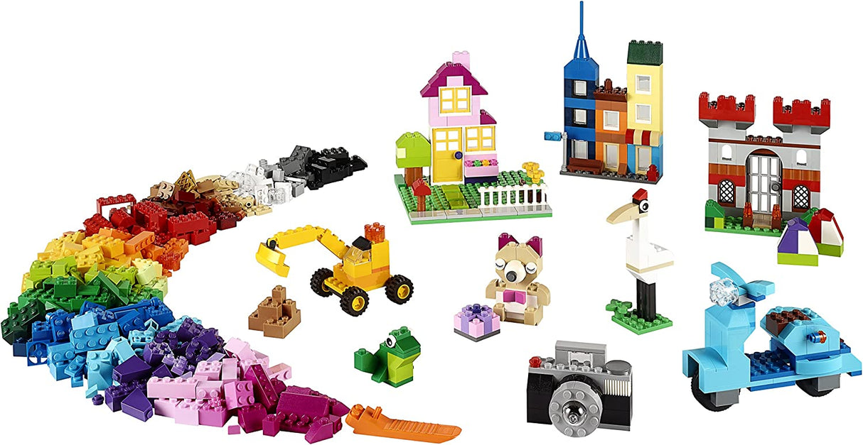 LEGO Classic Large Creative Brick Box 10698 Juego de juguetes de construcción para niños, niños y niñas de 4 a 99 años (790 piezas)