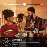 TP-Link Kasa Smart Wi-Fi Bombilla LED, filamento E26 Bombilla inteligente, ámbar cálido 2000K, regulable, no requiere concentrador, compatible con Alexa y Google Assistant (KL60) - DIGVICE MX