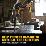 DEWALT DCF622B 20V MAX* XR Versa-ClutchTM Destornillador de torsión ajustable (solo herramienta) - DIGVICE MX