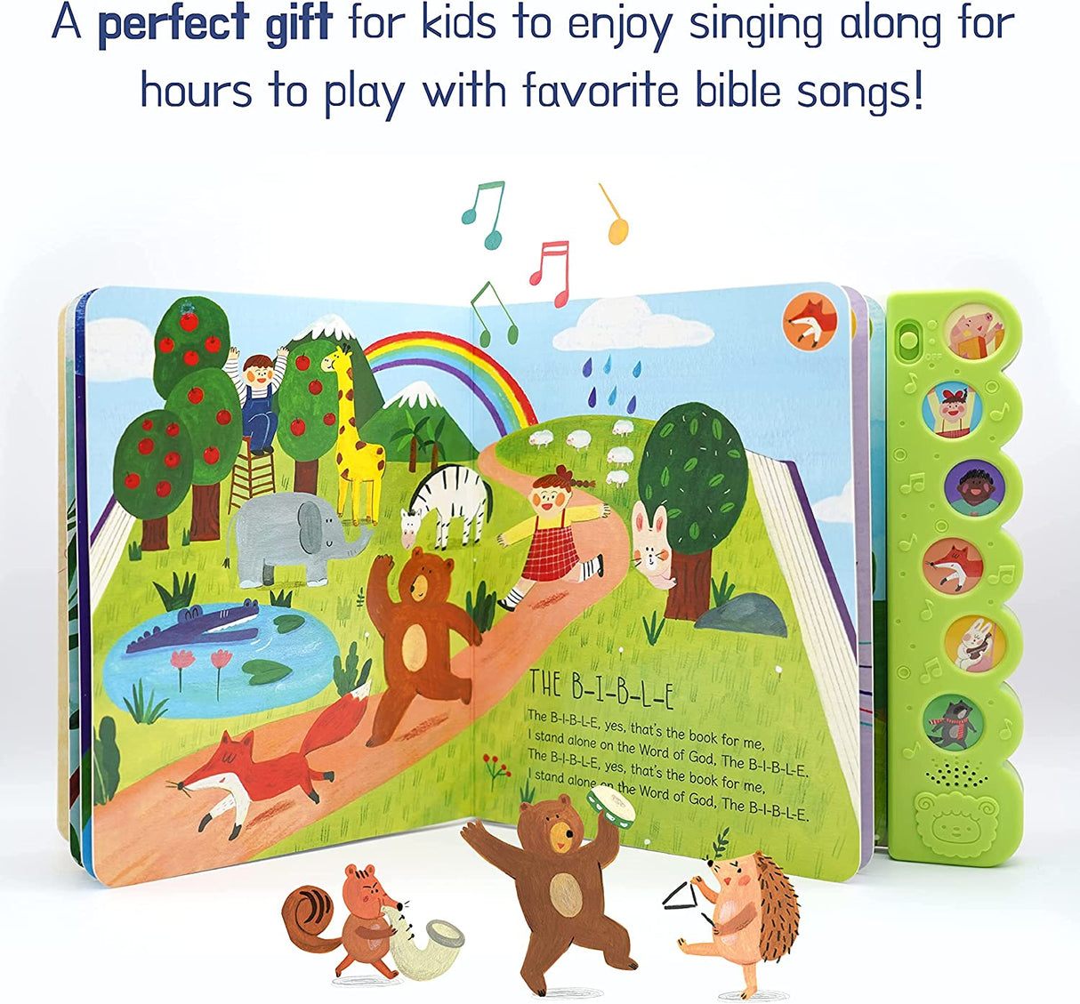 Hello 2 Kids Sing Along with Jesus - Early Bird Christian Sound Book Juguete musical - 6 canciones bíblicas e ilustraciones - 1736009109