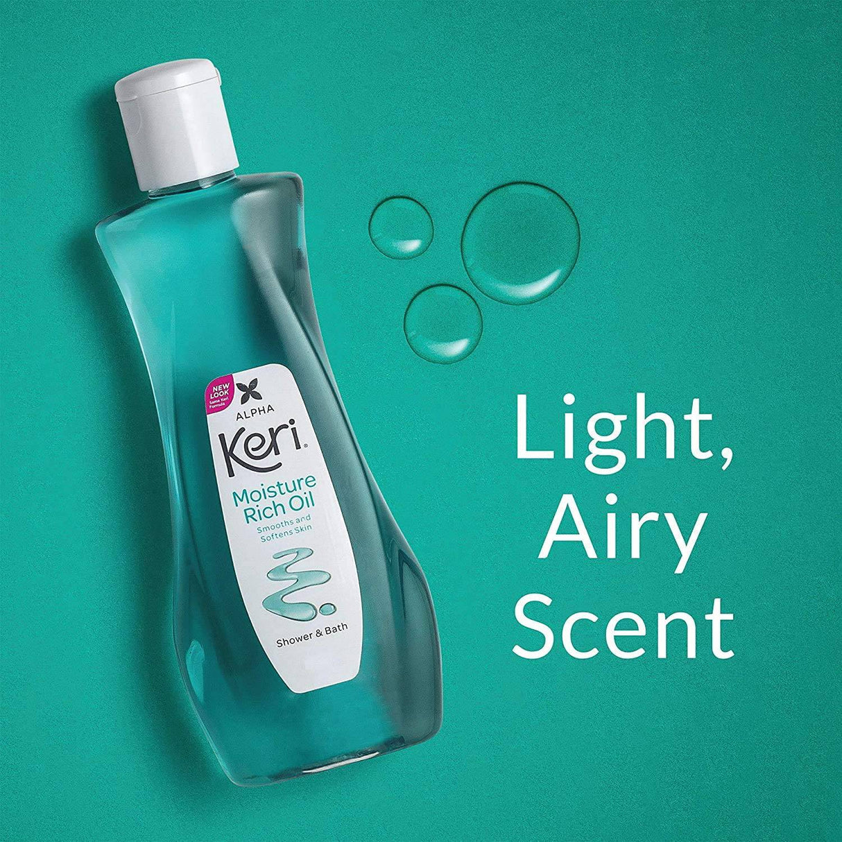 Keri - Aceite hidratante para ducha y baño, 16 onzas líquidas