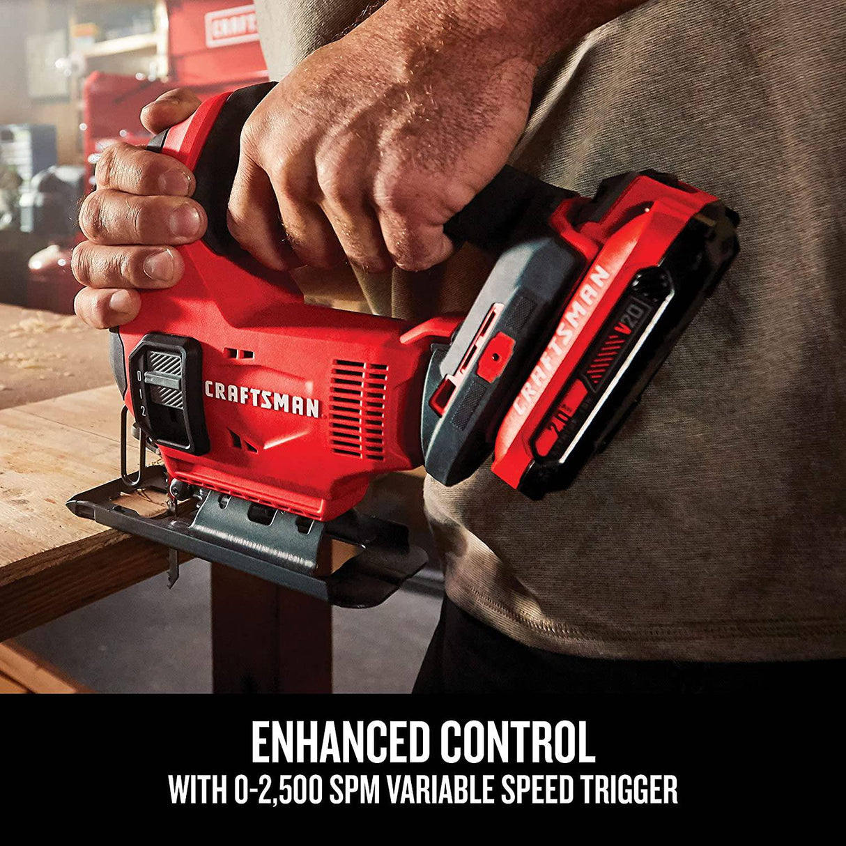 Kit de sierra caladora inalámbrica CRAFTSMAN V20* (CMCS600D1) - DIGVICE MX
