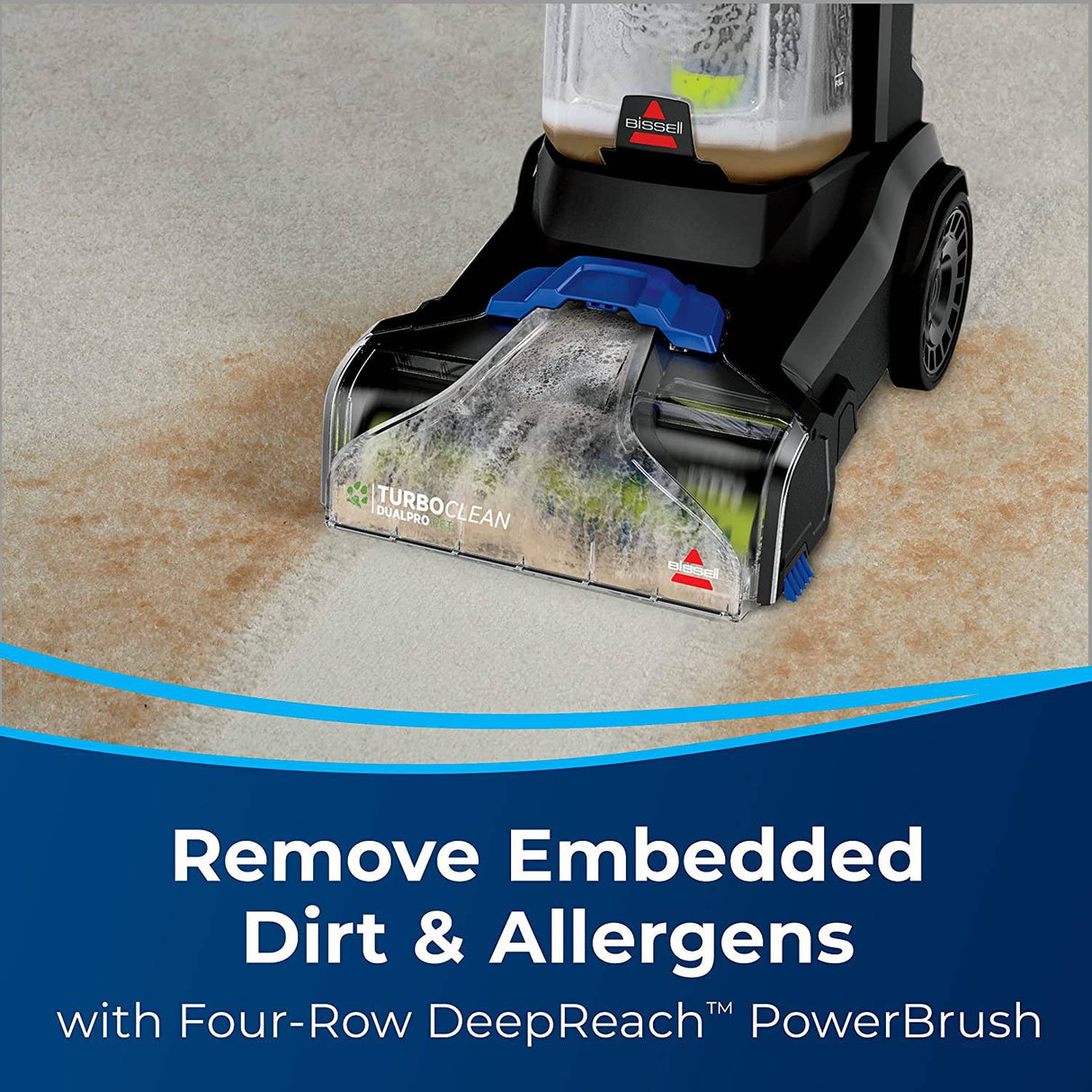 Limpiador de alfombras para mascotas TurboClean DualPro 3072 de BISSELL - DIGVICE MX
