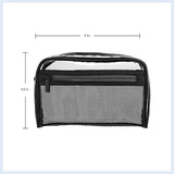 Conair - Bolsa para artículos diversos/cosméticos Travel Smart, transparente con bolsillo de malla