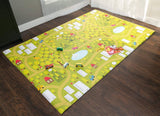 Baby Care Play Mat - Playful Collection - Play Mat para bebés - Alfombra no tóxica para bebés - Tapete acolchado para bebés Tapete impermeable - Tapete reversible (Grande, Country Town - Azul) - DIGVICE MX