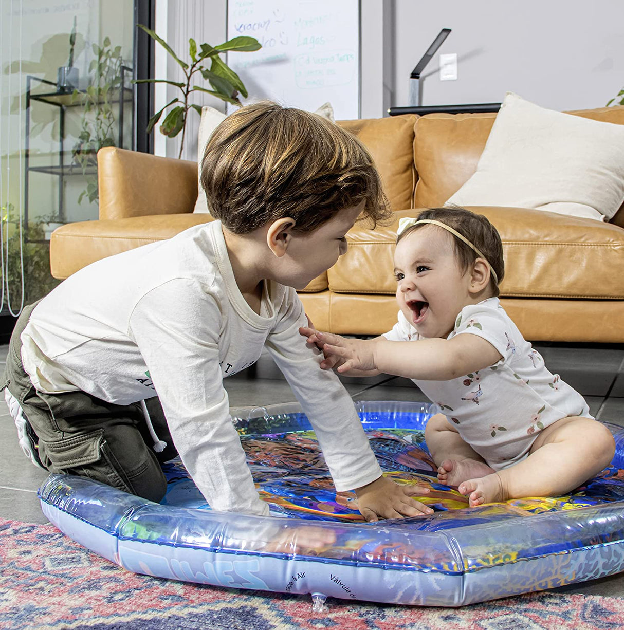 TT TUMMYTIMEZ Colchoneta de agua premium para el tiempo boca abajo, centro de actividades inflable XL - B08P9VRY18