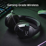 HyperX Cloud Stinger Core - Auriculares inalámbricos para juegos, para PC, sonido envolvente 7.1, micrófono con cancelación de ruido, ligero