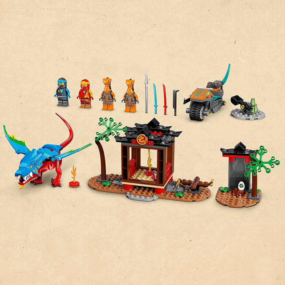 LEGO NINJAGO Ninja Dragon Temple 71759  (161 piezas)