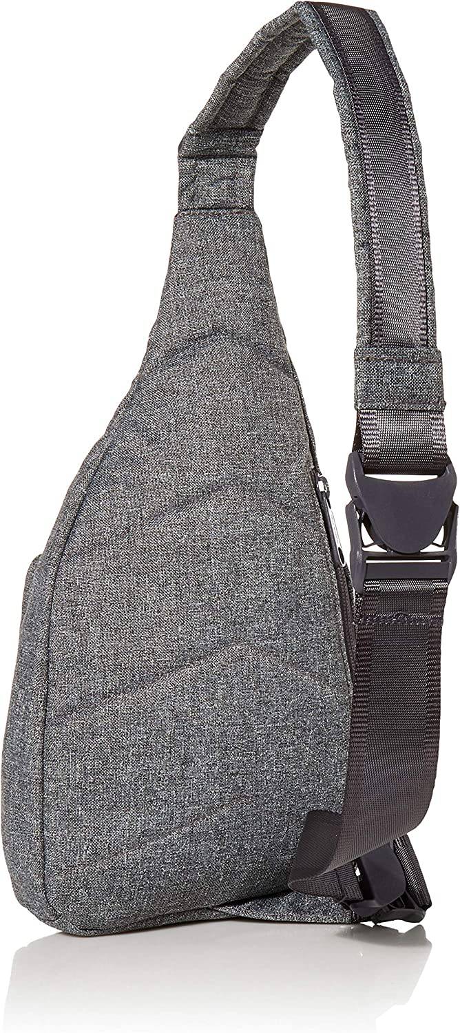 Vera Bradley - Mini mochila con correa reciclada Lighten Up Reactive para mujer, gris jaspeado, talla única