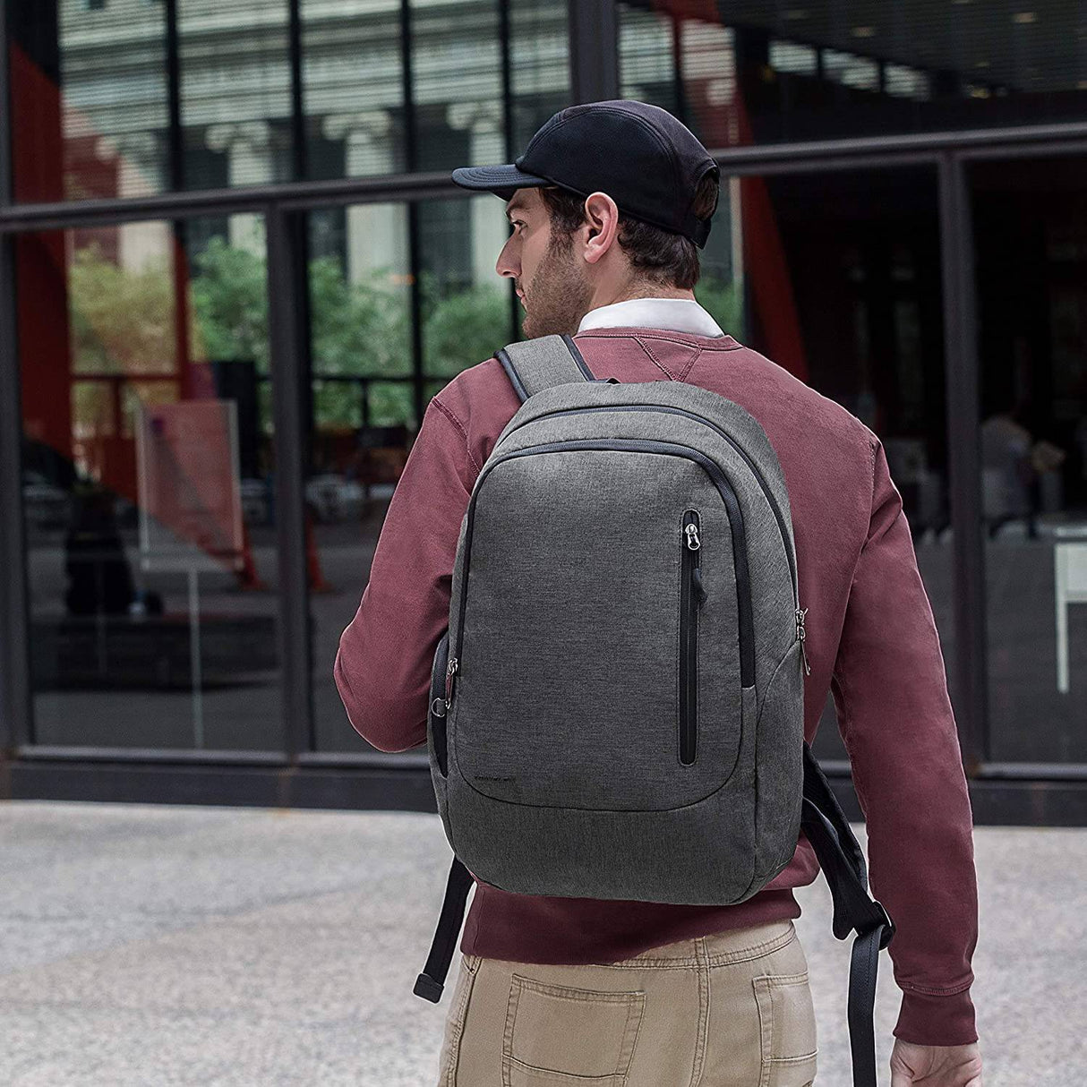 Travelon - Urban-Mochila antirrobo-Negro, Talla única