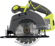 Ryobi One P505 Sierra circular inalámbrica de iones de litio de 18 V, 5 1/2" y 4700 RPM (batería no incluida, solo herramienta eléctrica), verde - DIGVICE MX
